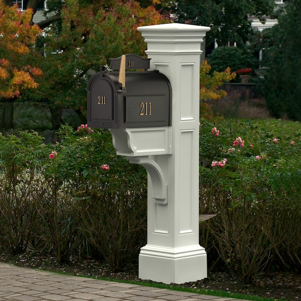 Liberty Mail Post - White